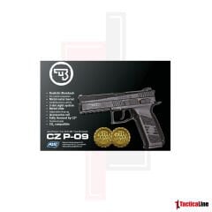 ASG CZ P09 SİYAH-ÇÖL BLOWBACK AIRSOFT TABANCA
