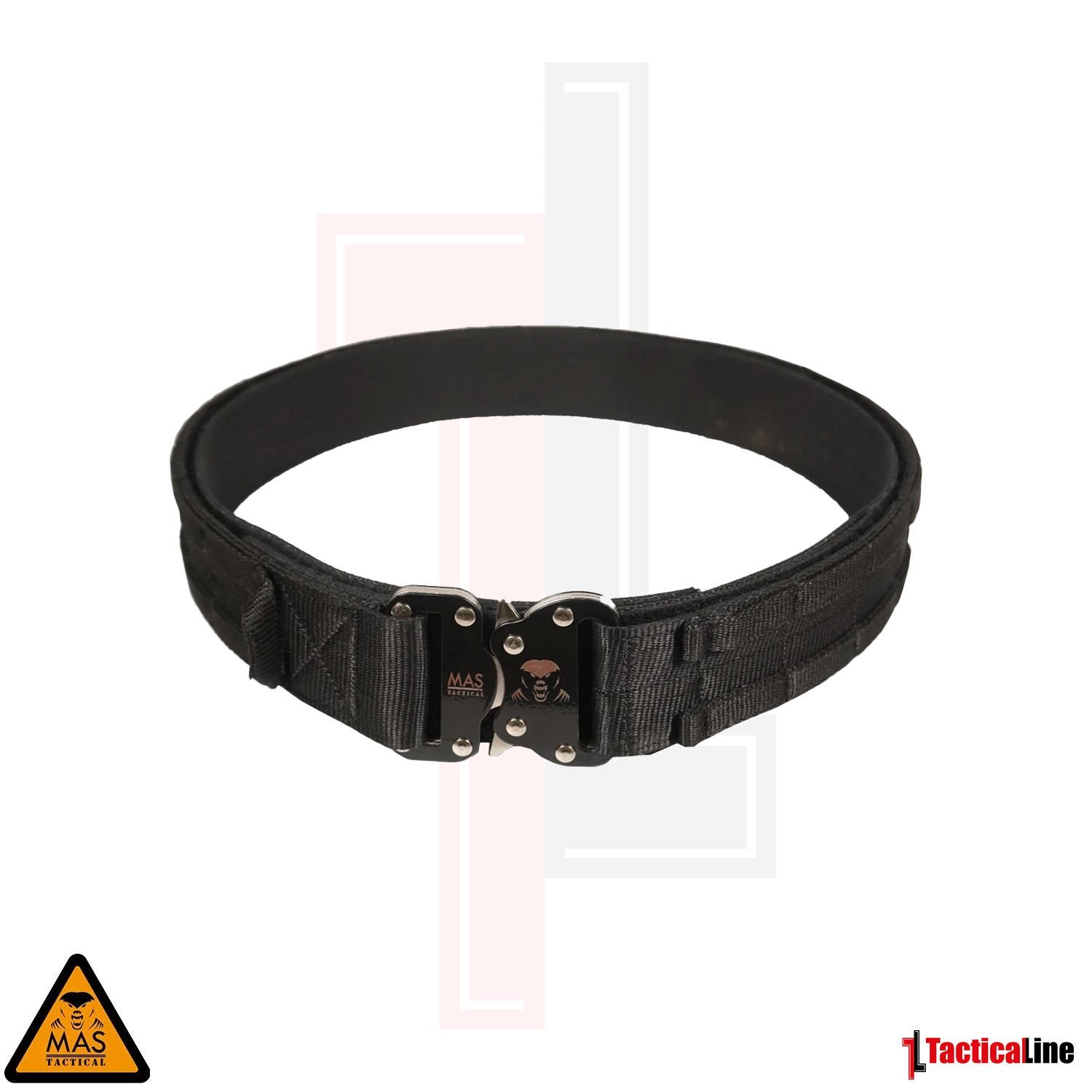 MAS TACTICAL GÖREV KEMERİ MOLLE DEMİR TOKALI 6161 SİYAH