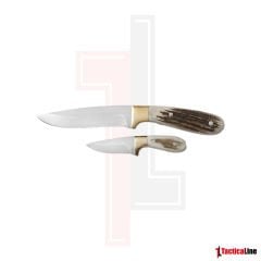 BABA - OĞUL GEYİK BOYNUZU SAPLI BIÇAK SETİ