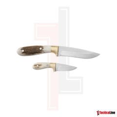 BABA - OĞUL GEYİK BOYNUZU SAPLI BIÇAK SETİ