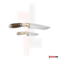 BABA - OĞUL GEYİK BOYNUZU SAPLI BIÇAK SETİ