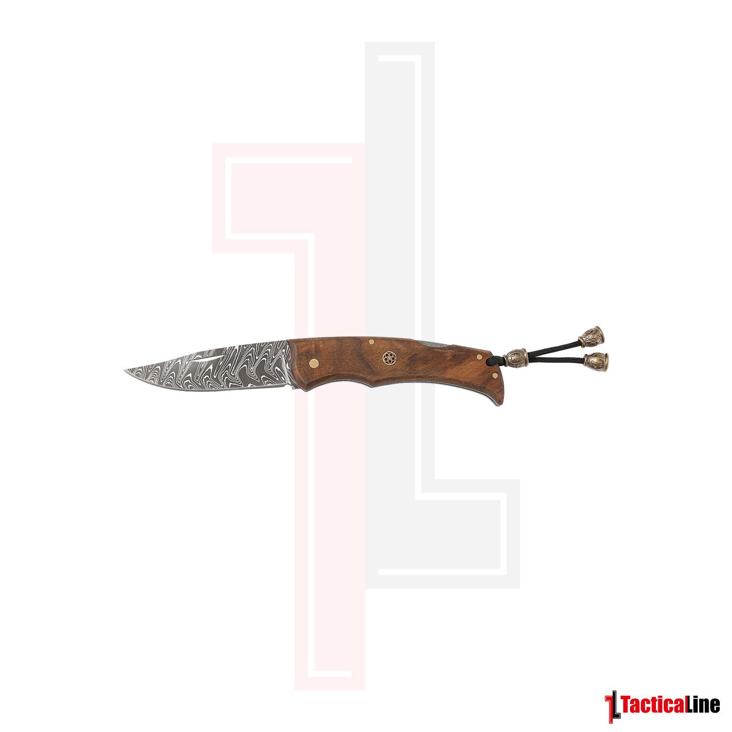 DAMASCUS AHŞAP SAPLI ÇAKI