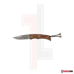 DAMASCUS AHŞAP SAPLI ÇAKI