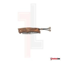 DAMASCUS AHŞAP SAPLI ÇAKI