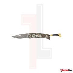 DAMASCUS GRİ SAPLI ÇAKI