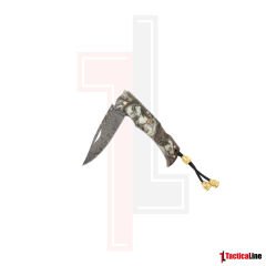 DAMASCUS GRİ SAPLI ÇAKI