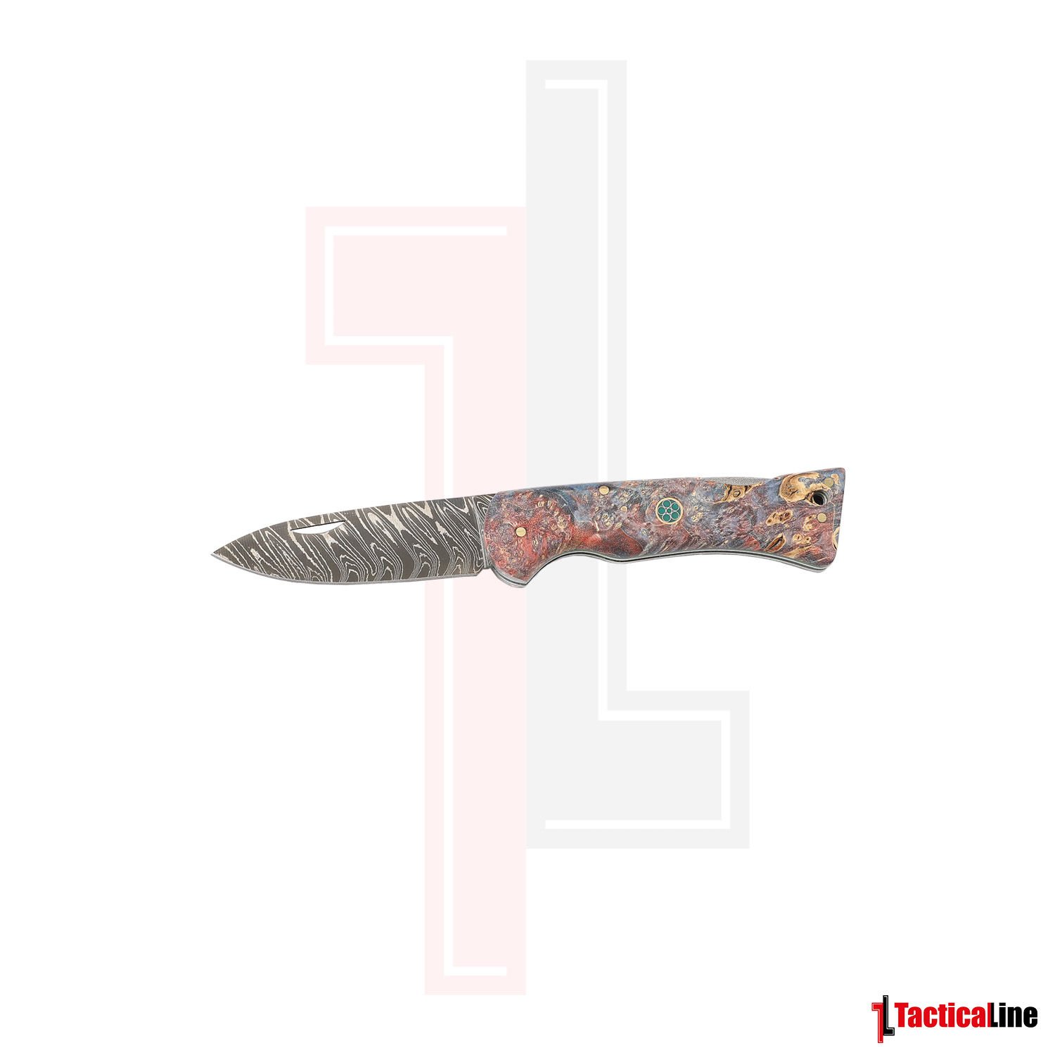 DAMASCUS MOR SAPLI ÇAKI