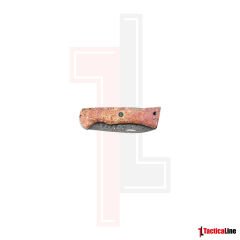 DAMASCUS PEMBE SAPLI ÇAKI