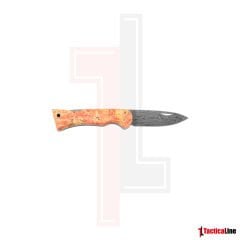 DAMASCUS TURUNCU SAPLI ÇAKI