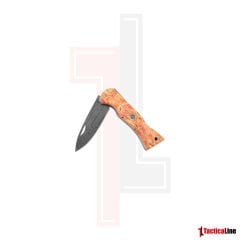 DAMASCUS TURUNCU SAPLI ÇAKI