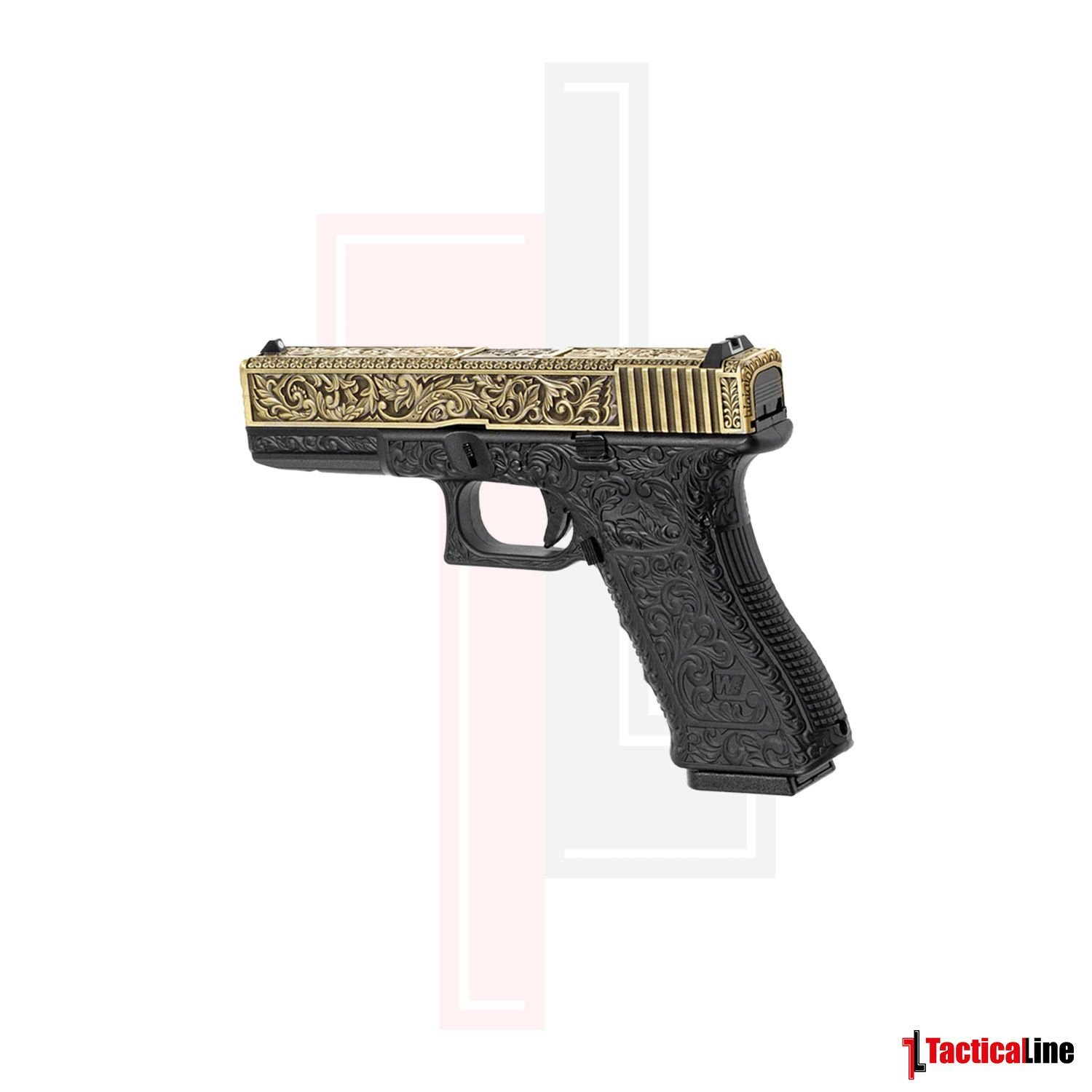 WE GLOCK 17 ETCHED IVORY GRAVÜR İŞLEMELİ AIRSOFT TABANCA