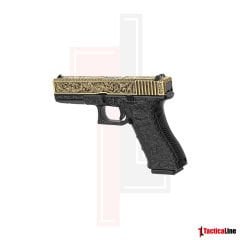 WE GLOCK 17 ETCHED IVORY GRAVÜR İŞLEMELİ AIRSOFT TABANCA