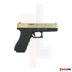 WE GLOCK 17 ETCHED IVORY GRAVÜR İŞLEMELİ AIRSOFT TABANCA