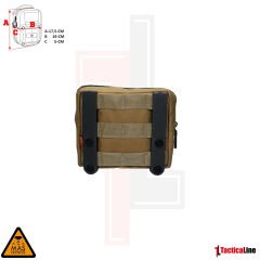MAS TACTICAL YARDIMCI CEP YATAY L TAN MAS-101-20-10-L
