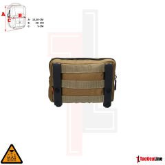 MAS TACTICAL YARDIMCI CEP YATAY XL TAN MAS-101-20-10-XL