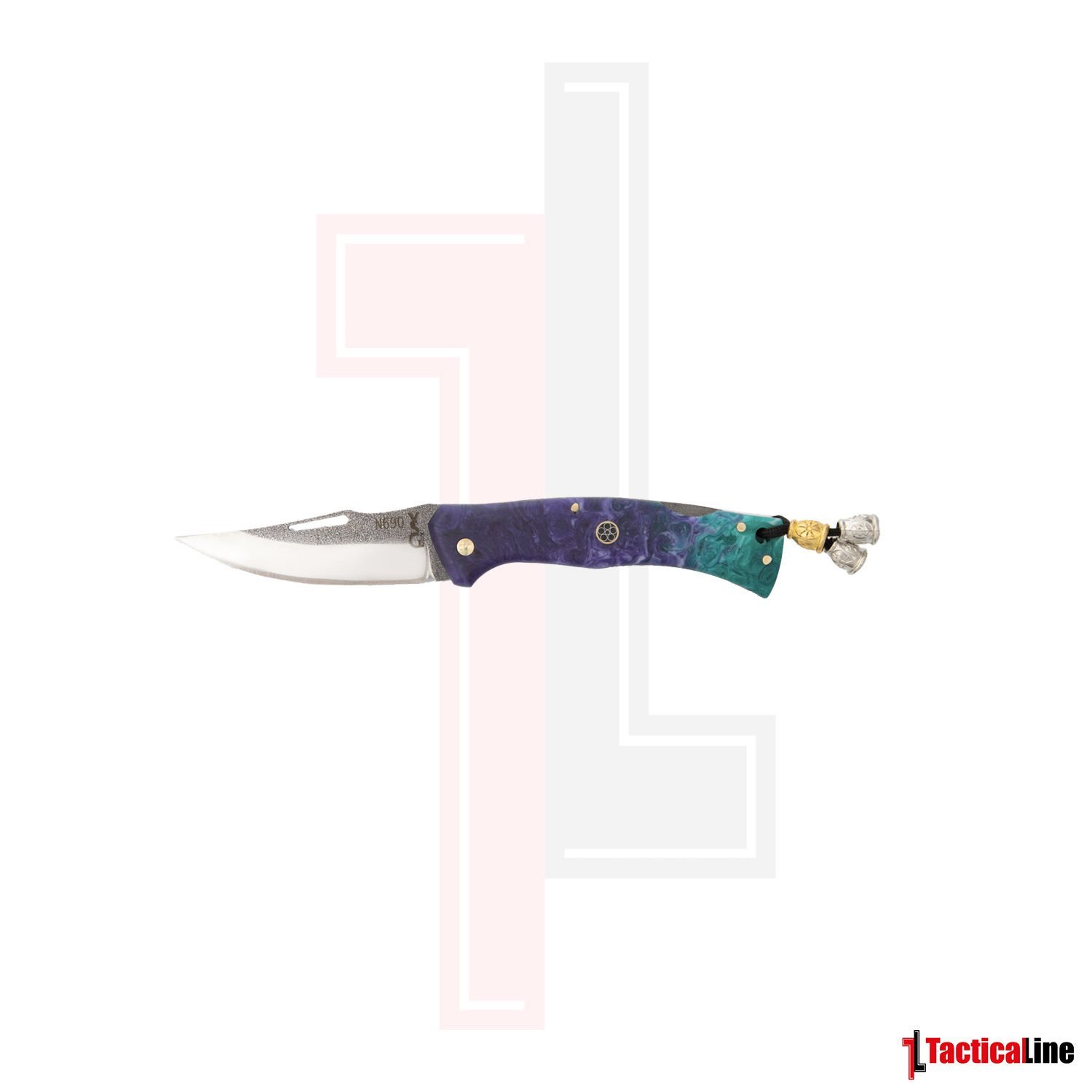 N690 MOR EPOKSİ SAPLI ÇAKI