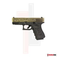 WE GLOCK 19 ETCHED IVORY GRAVÜR İŞLEMELİ AIRSOFT TABANCA