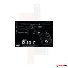 ASG CZ P10C OR-OT SİYAH AIRSOFT TABANCA