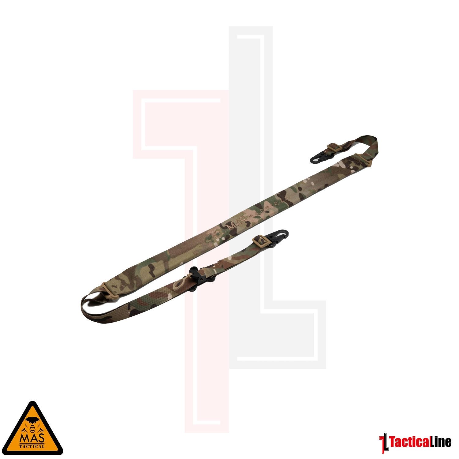 MAS TACTICAL ÇİFT NOKTA TÜFEK ASKI KAYIŞI HIZLI AYAR TOKALI MULTICAM GEN2