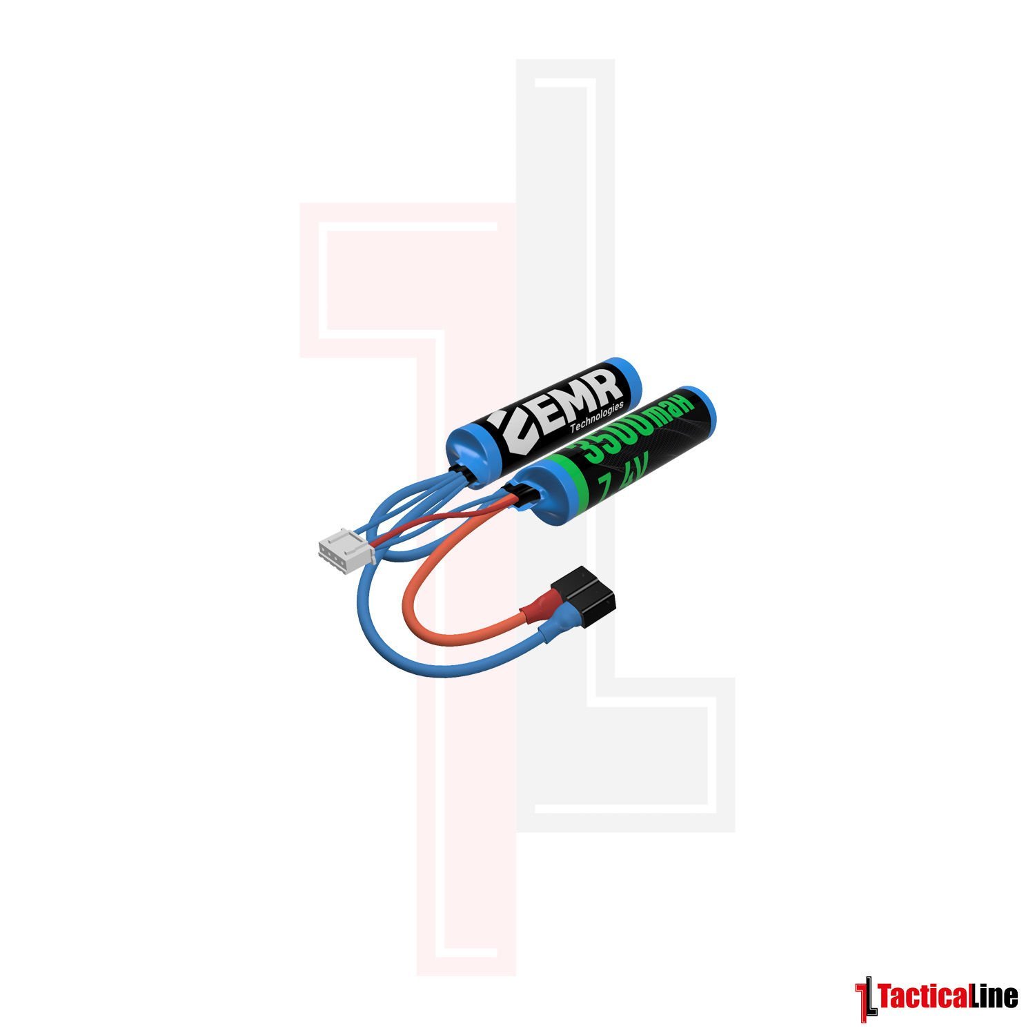 EMR 7.4V 3500MAH İKİ YAPRAK PİL (T-PLUG)