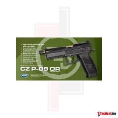 ASG CZ P09 OPTIC SİYAH BLOWBACK AIRSOFT TABANCA