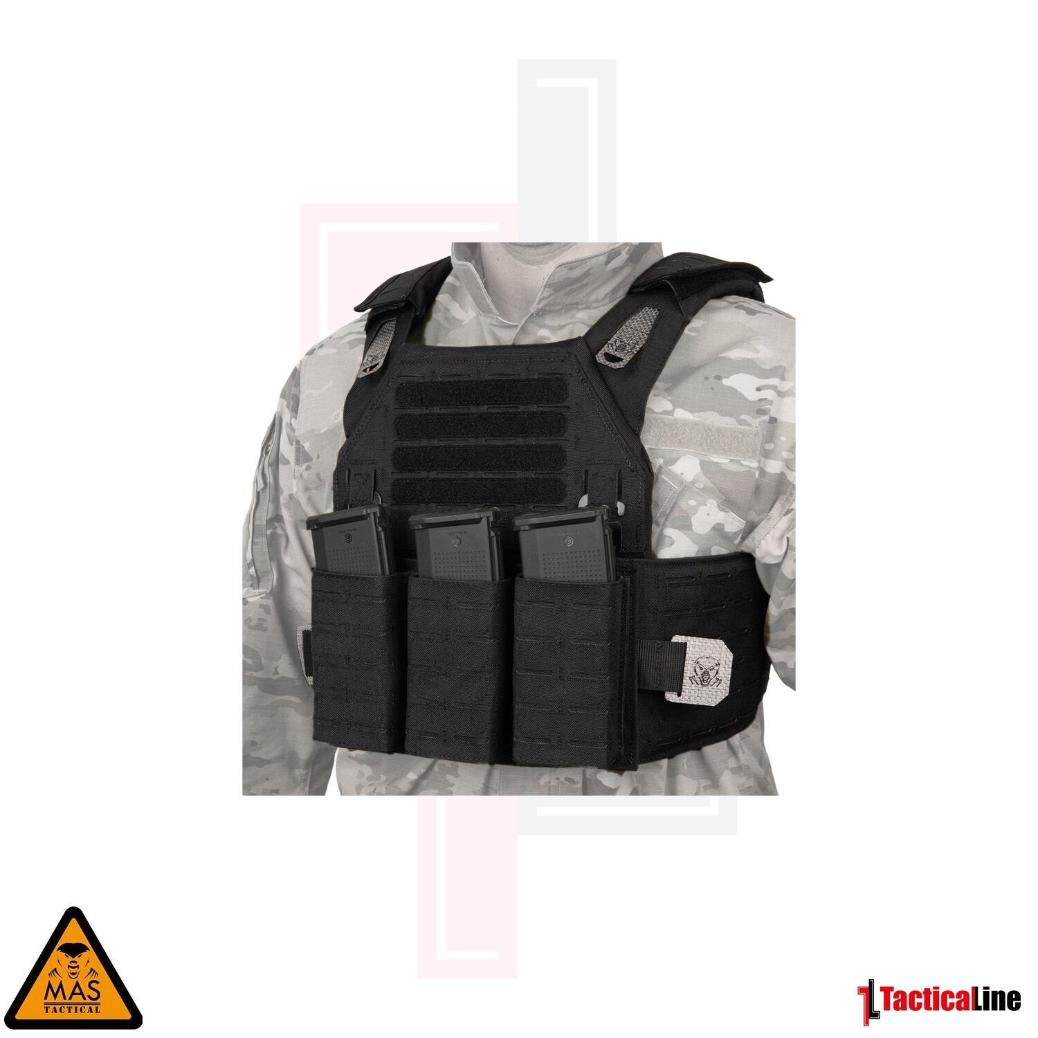 MAS TACTICAL PLAKA TAŞIYICI 6394 SİYAH