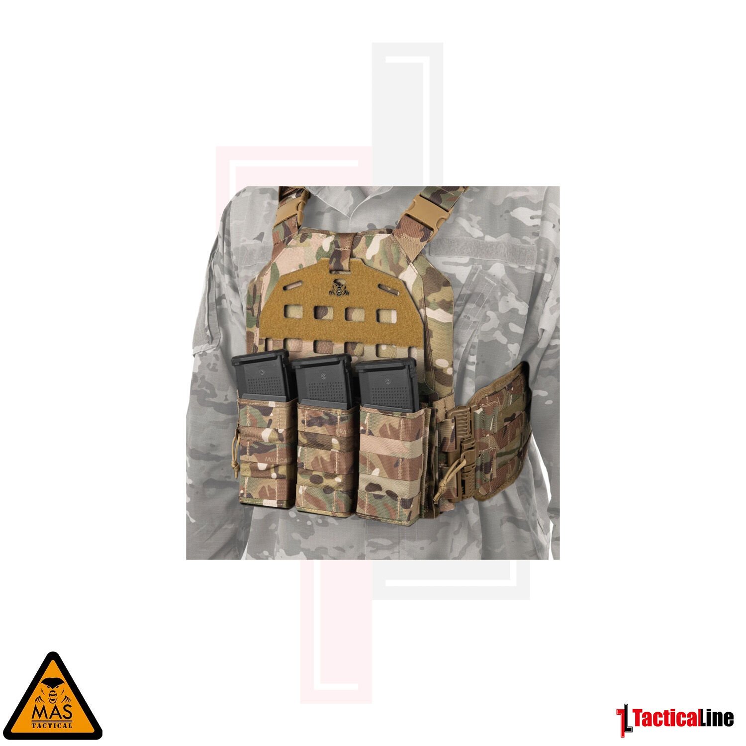 MAS TACTICAL PLAKA TAŞIYICI 6194 MULTICAM