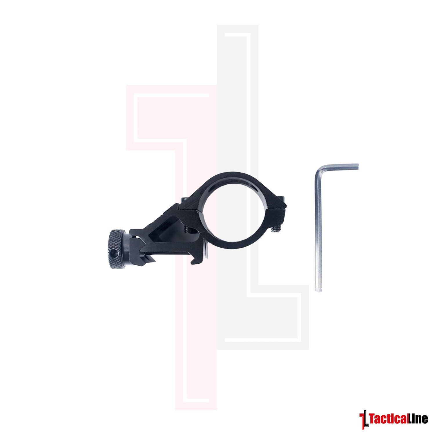 METAL FLASHLIGHT LASER MOUNT 45 DERECE ME04038-BK