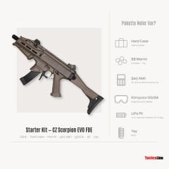 ASG CZ EVO 3 ATEK ÖZEL SET TÜFEK ÇÖL